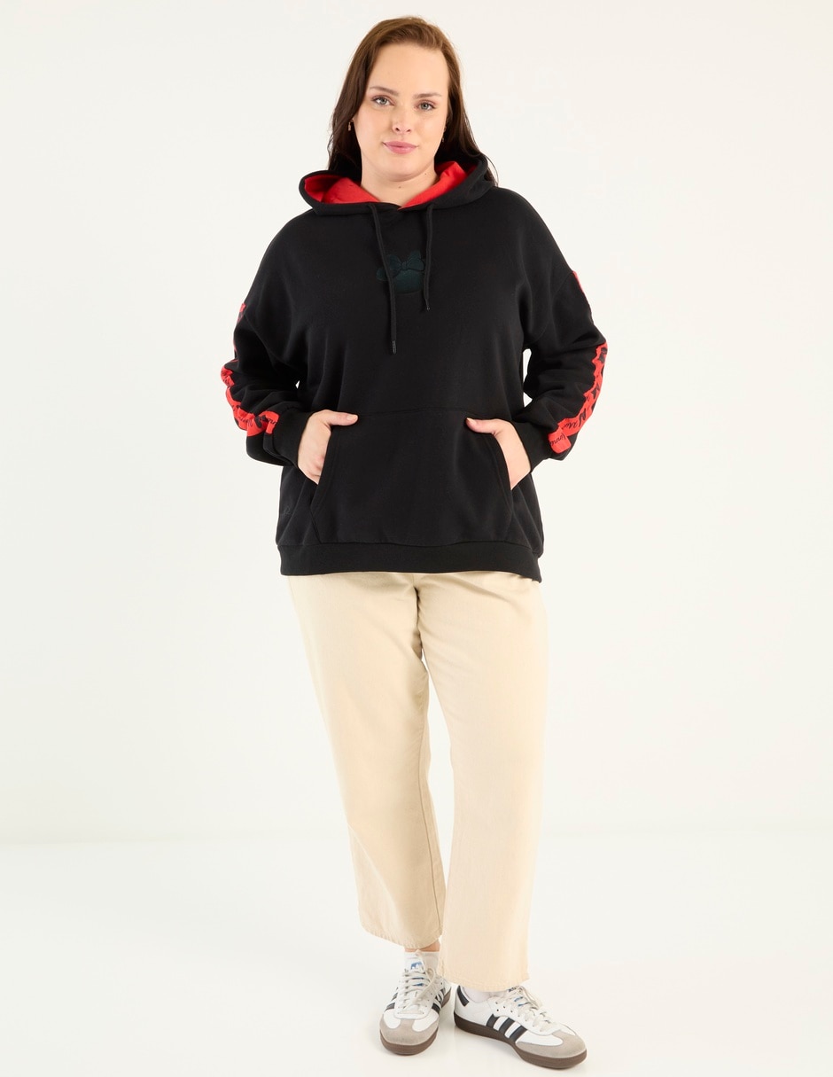 Sudadera con capucha y bolsa Minnie para mujer 3