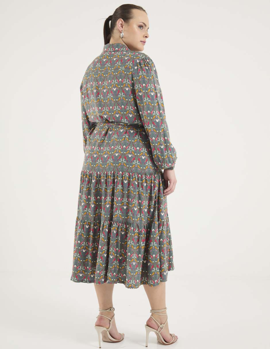 Vestido midi casual para mujer 2