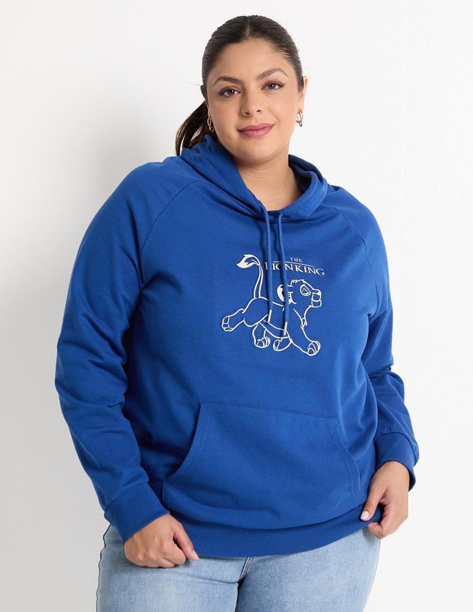 Sudadera con capucha y bolsa The Lion King para mujer Sudadera con capucha y bolsa The Lion King para mujer