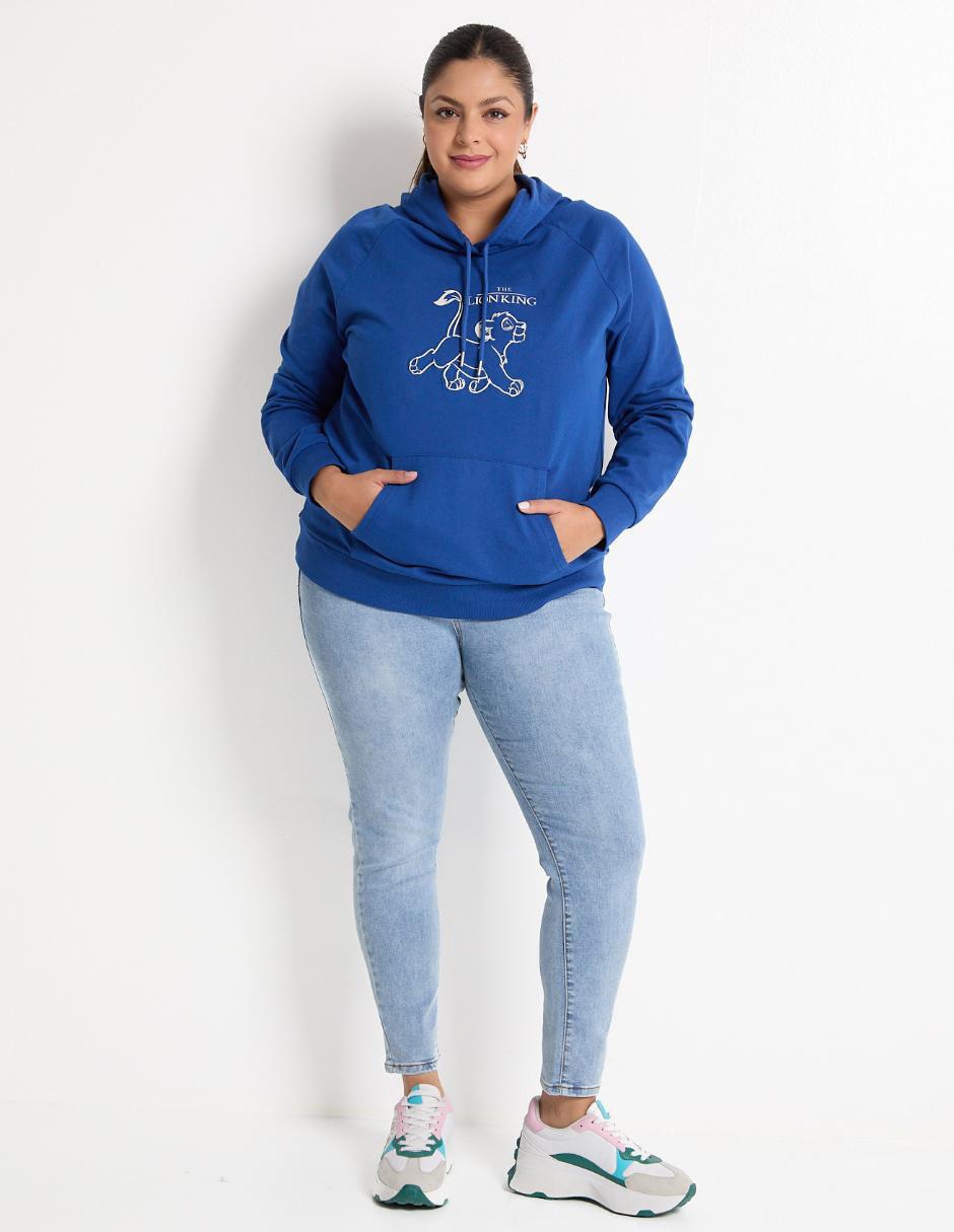 Sudadera con capucha y bolsa The Lion King para mujer 3