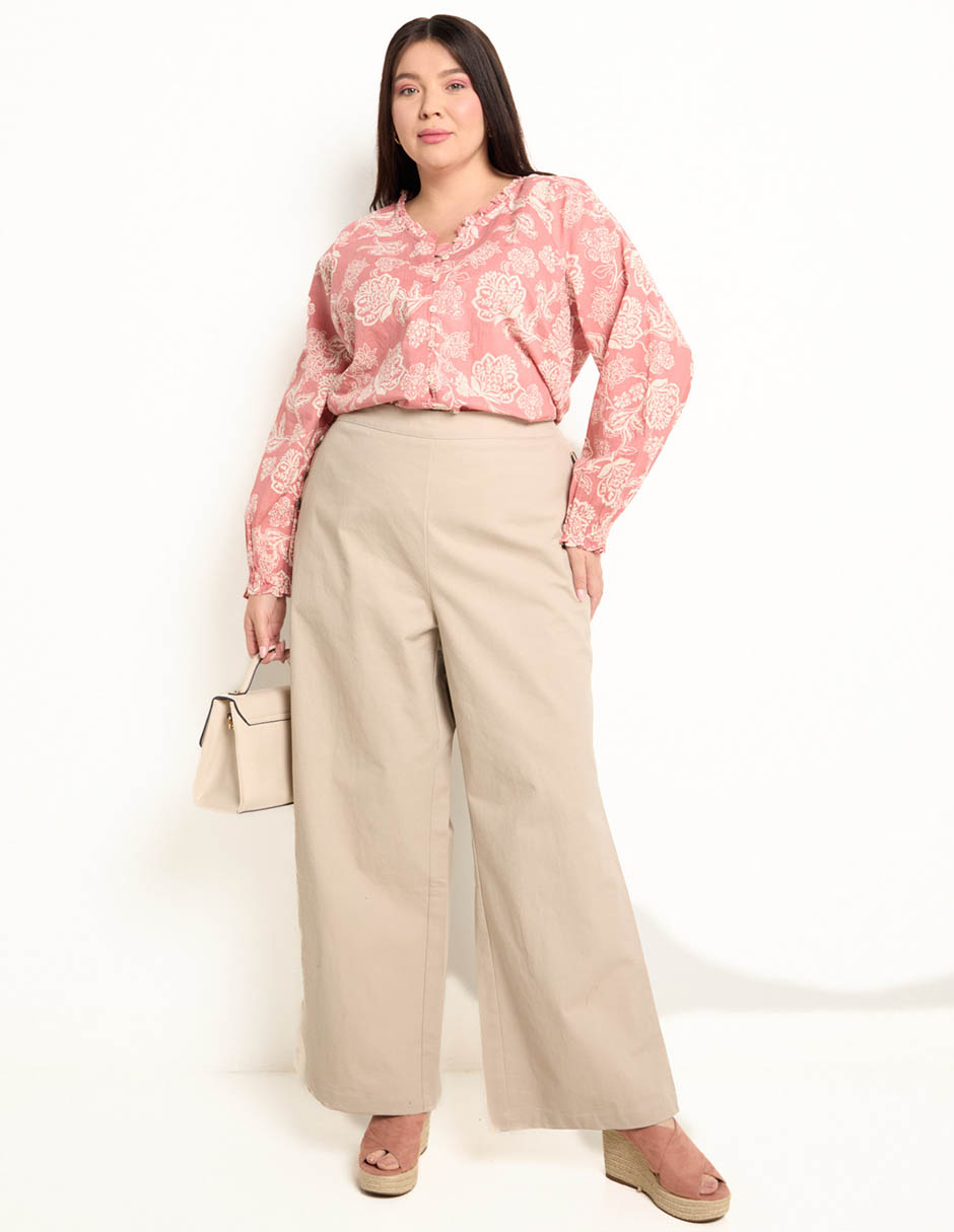 Pantalón acampanado para mujer 3