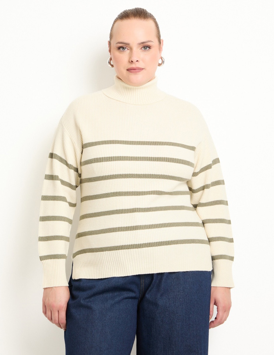 Suéter cuello tortuga para mujer 1