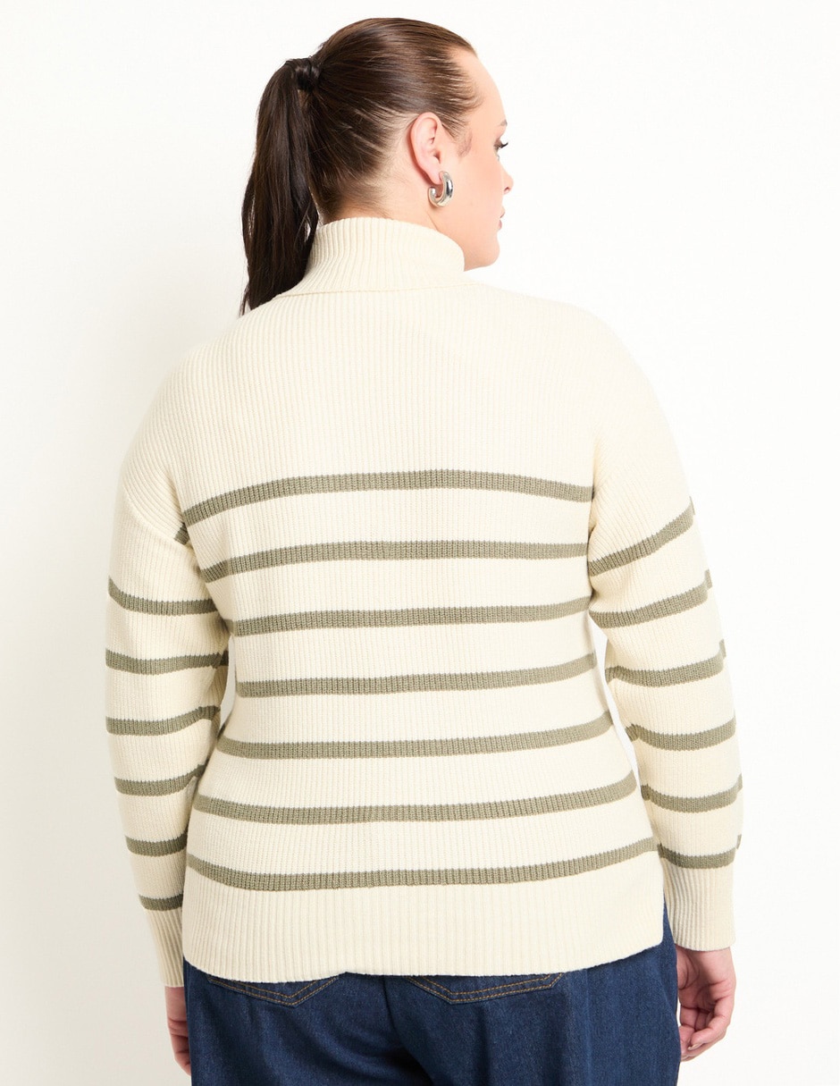 Suéter cuello tortuga para mujer 2