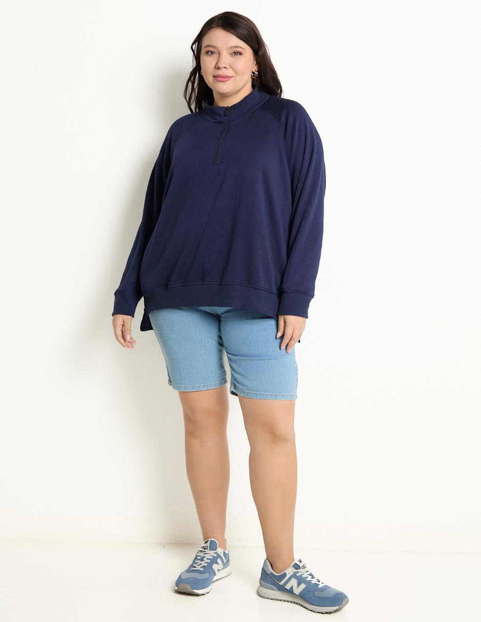 SUDADERA WKMX250002-0, 40, AZUL MARINO