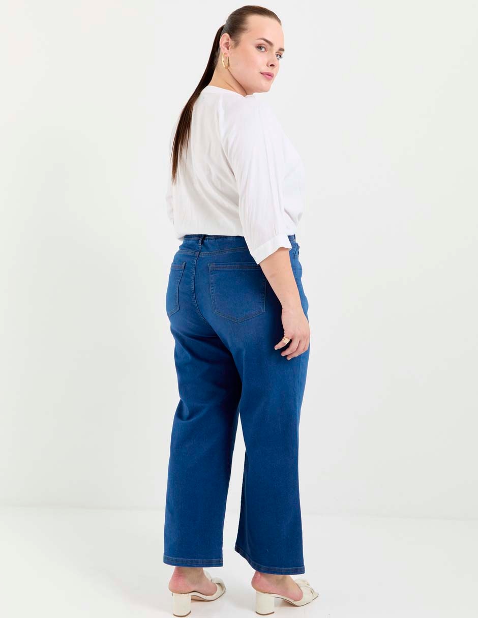 Jeans relaxed amplio para mujer
