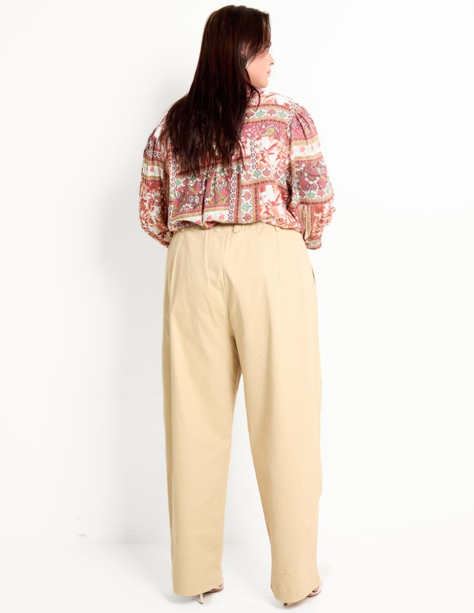 PANTALON WEEKEND PLUS, 44, RIPIO LISO C