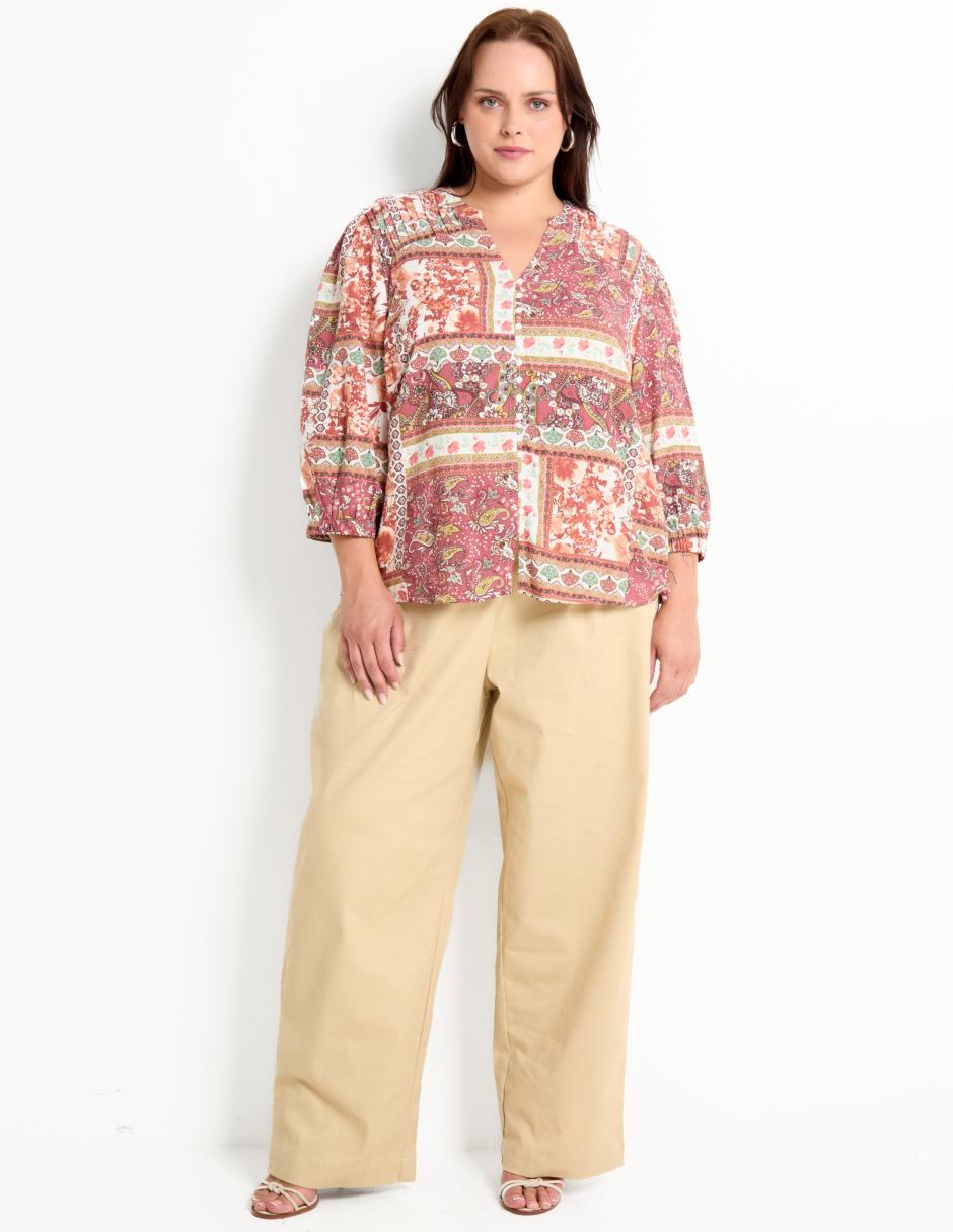PANTALON WEEKEND PLUS, 44, RIPIO LISO C