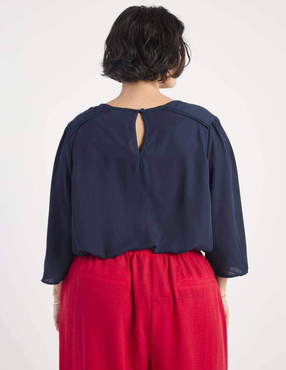 Blusa manga 3/4 para mujer 2