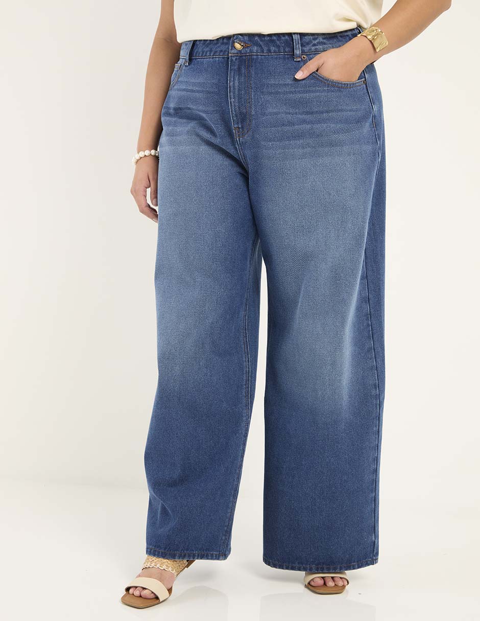 Jeans amplio para mujer