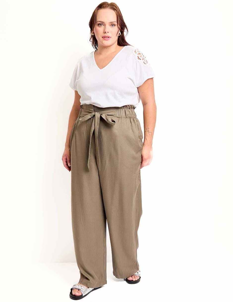 Pantalón relaxed Weekend amplio para mujer 3
