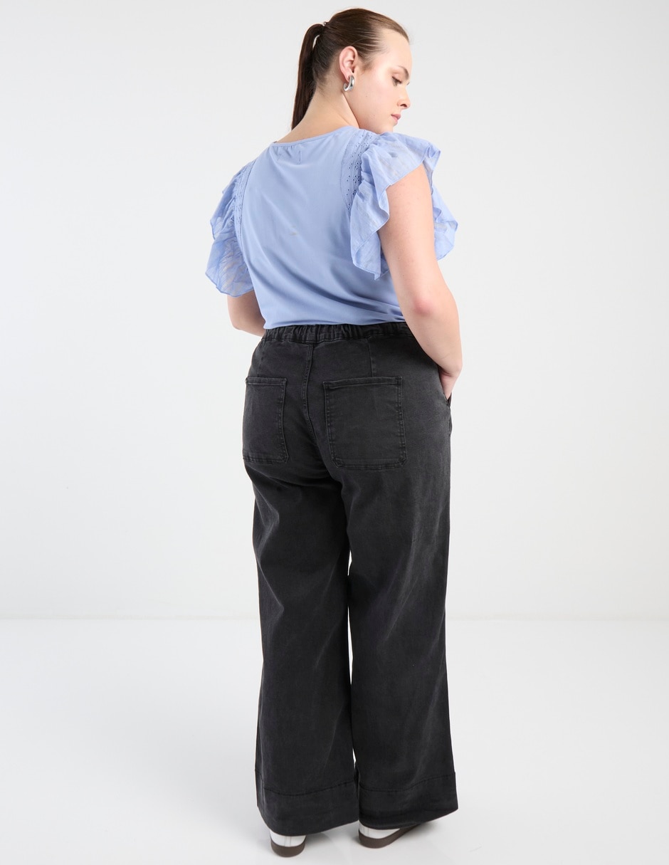 Jeans wide leg para mujer 2