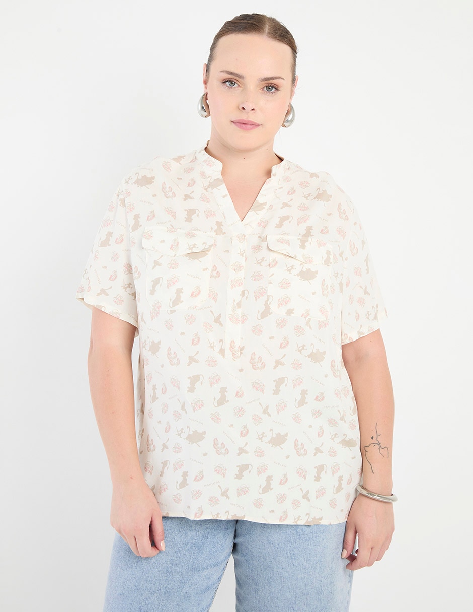 Blusa manga corta para mujer Blusa manga corta para mujer