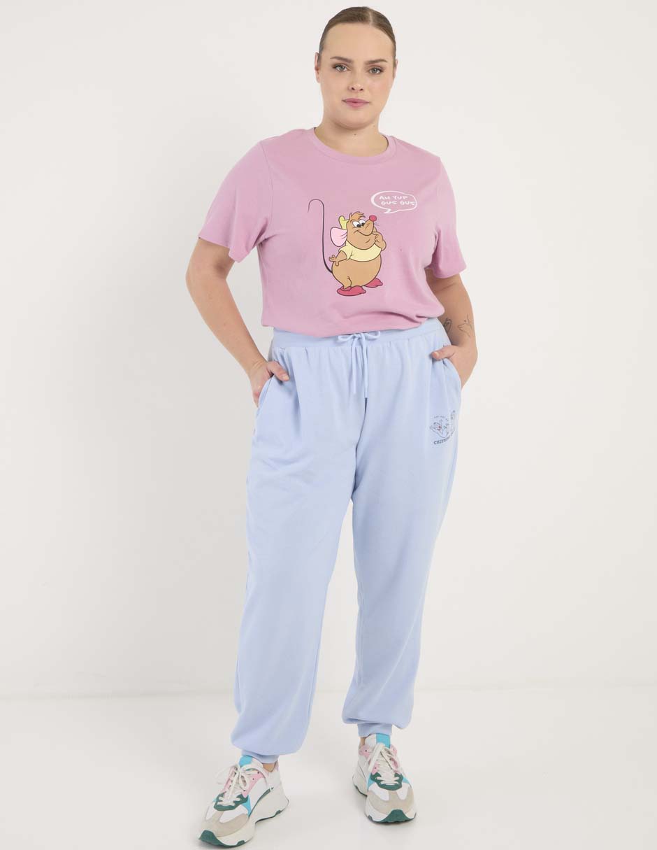 Playera manga corta Gus Gus cuello redondo para mujer 3