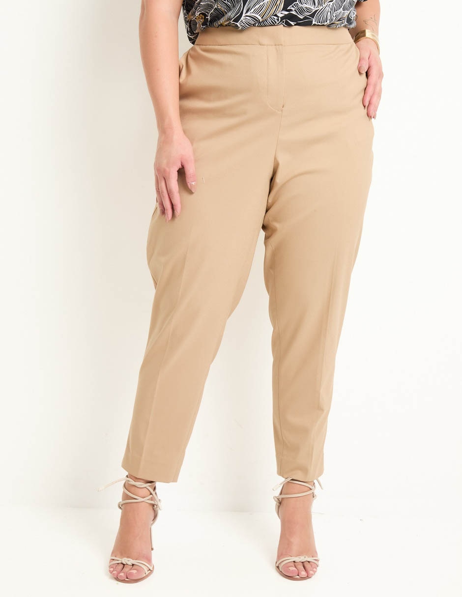 Pantalón de vestir slim para mujer