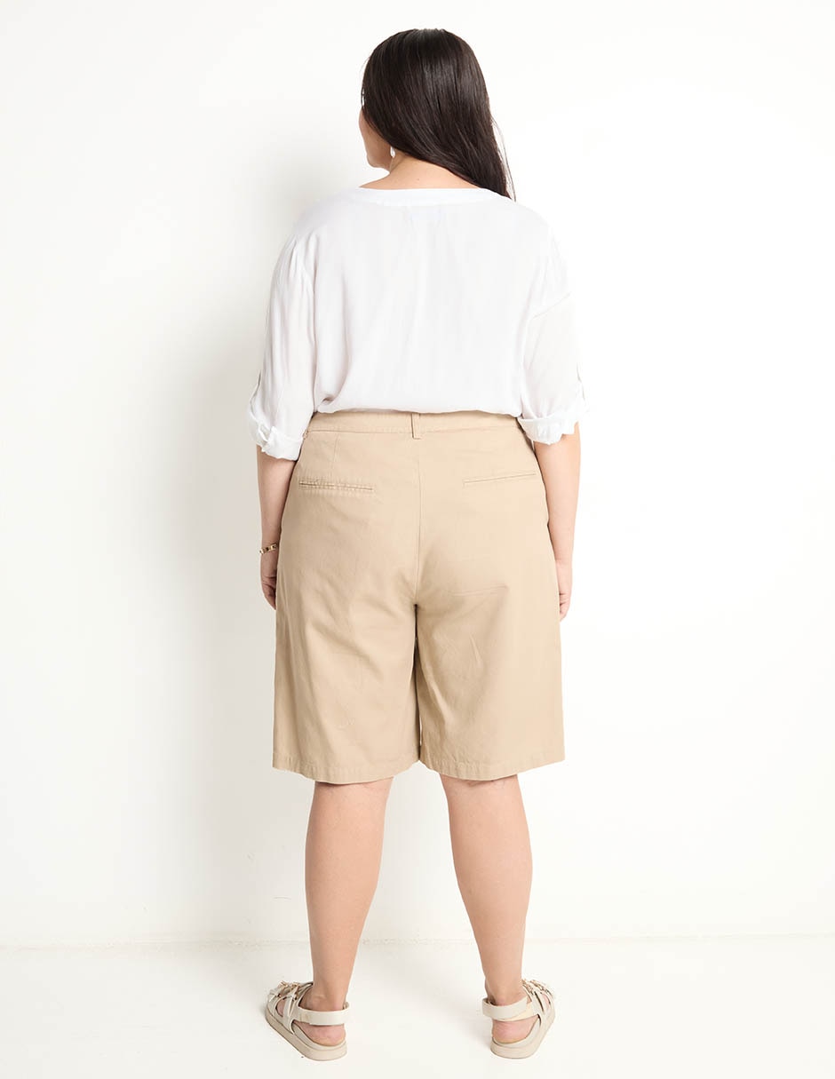 BERMUDA WEEKEND PLUS, 42, KHAKI CLARO W