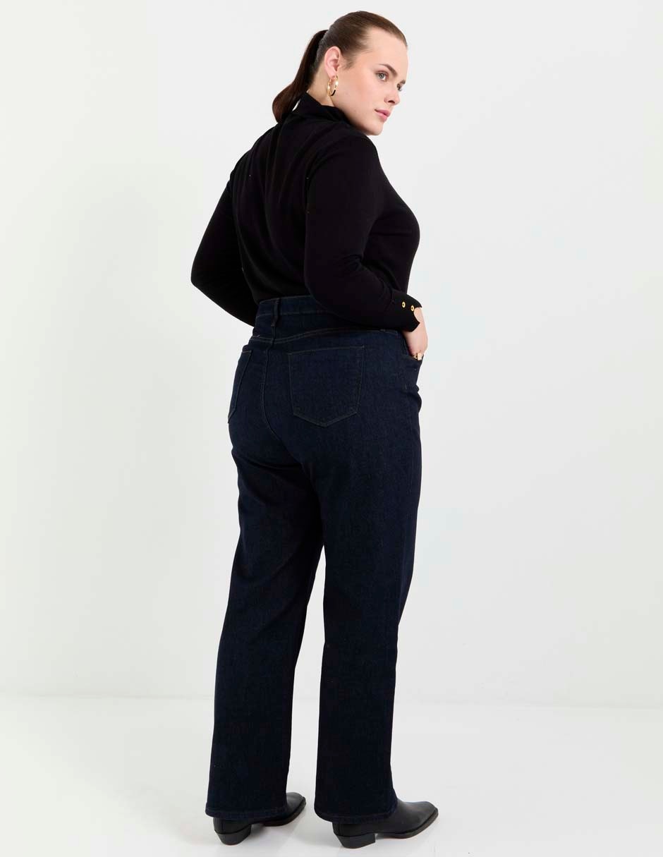 Jeans straight para mujer 2