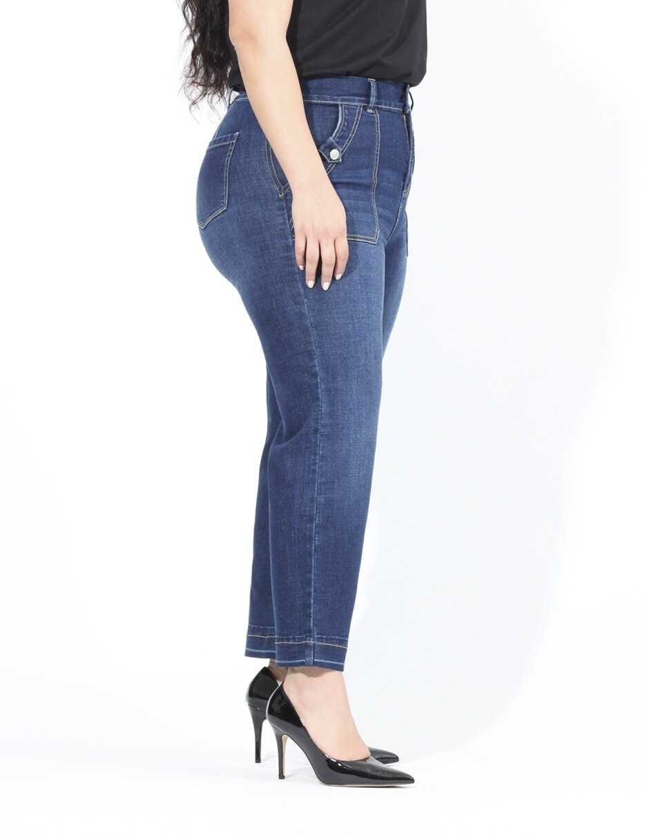 Jeans wide leg para mujer 4