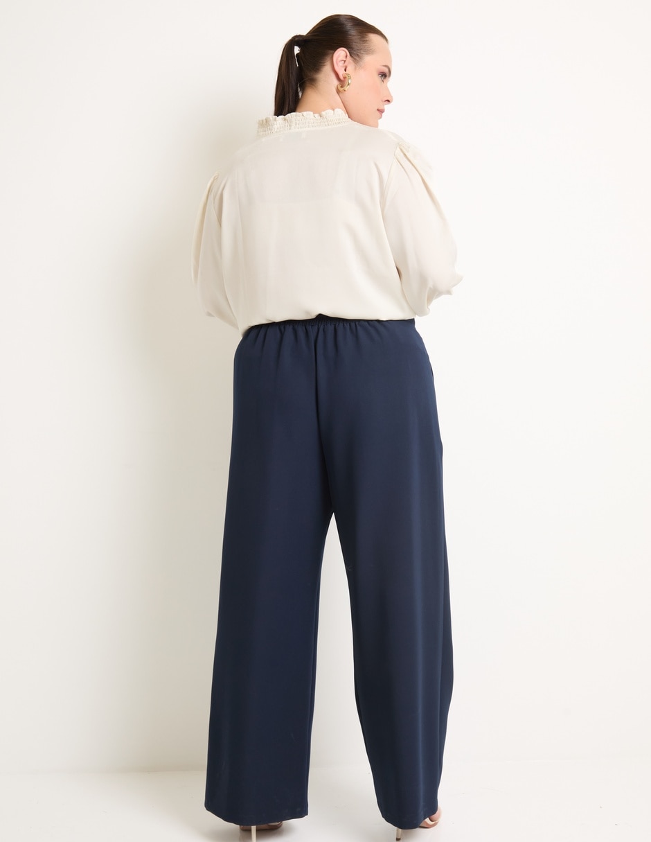 PANTALON CONTEMPO PLU, 42, NAVY BLAZER