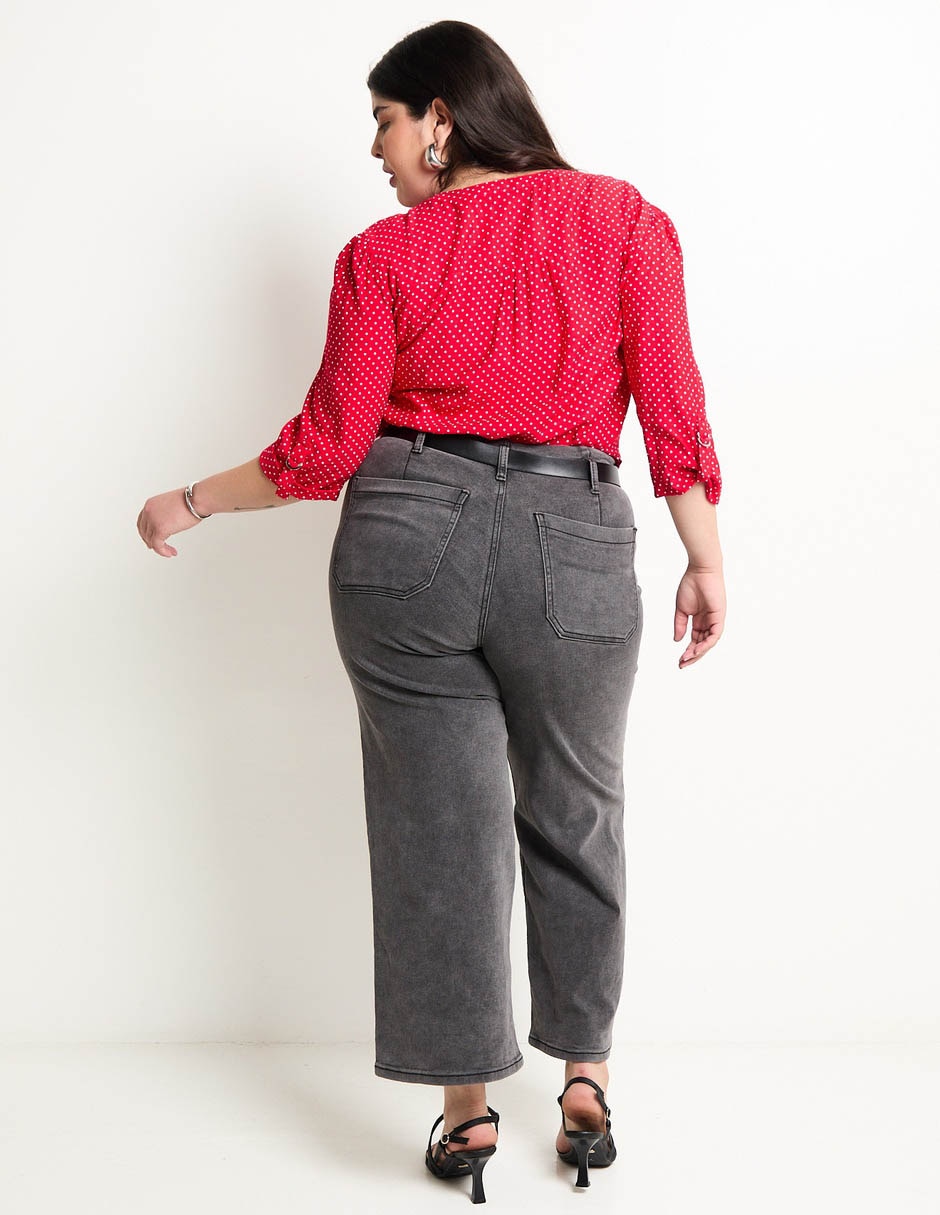 Jeans straight para mujer 2