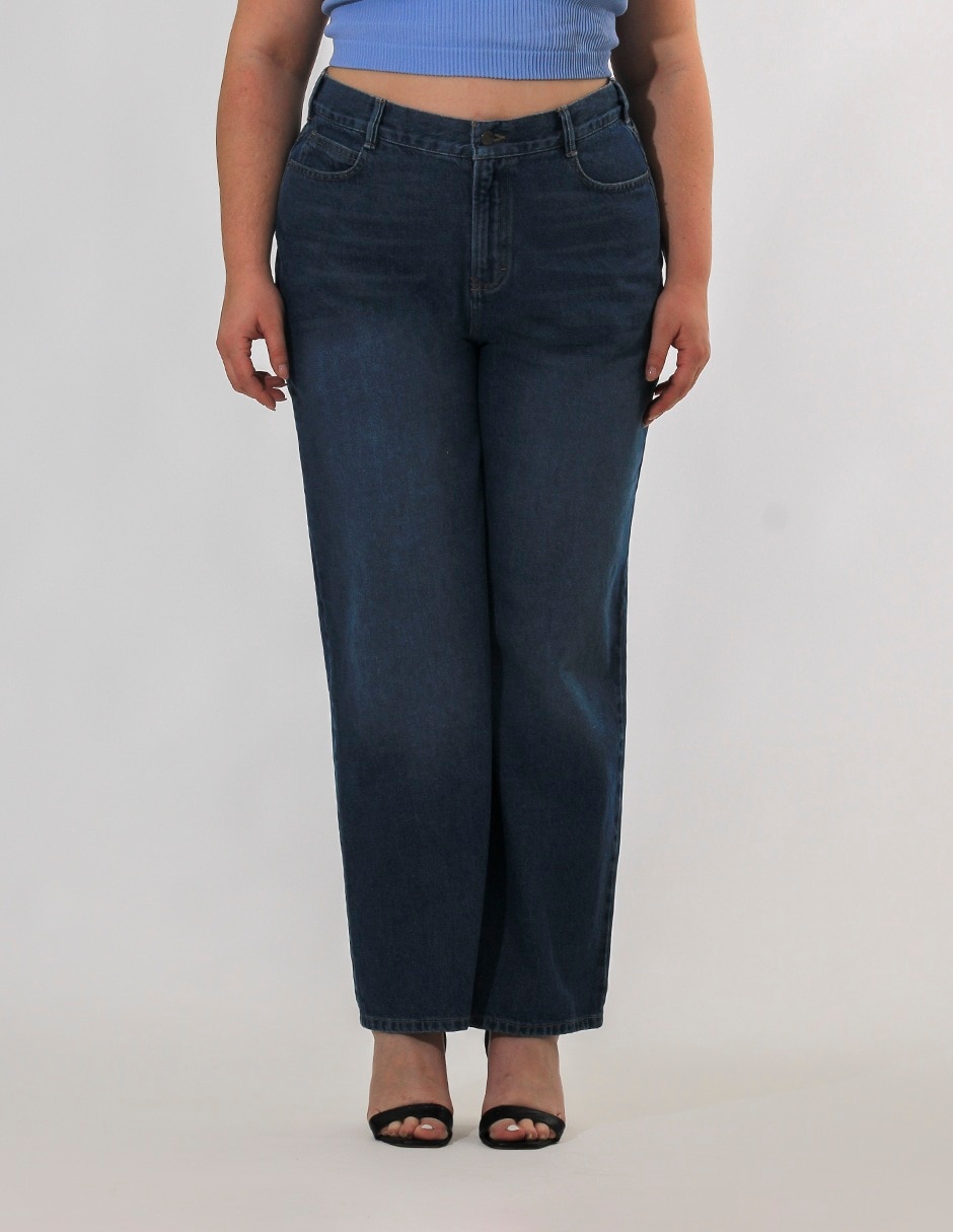 Jeans wide leg para mujer