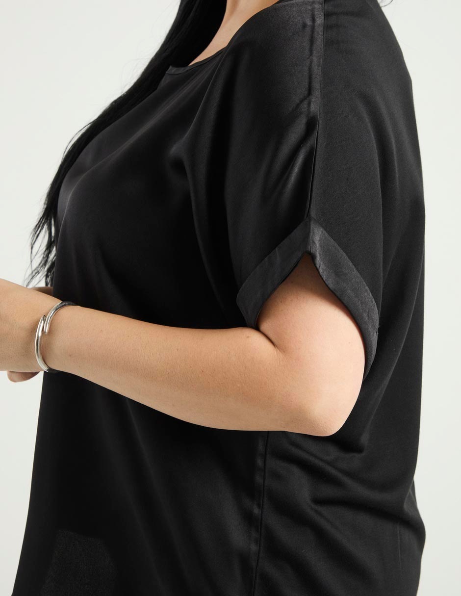 Blusa manga corta para mujer 5