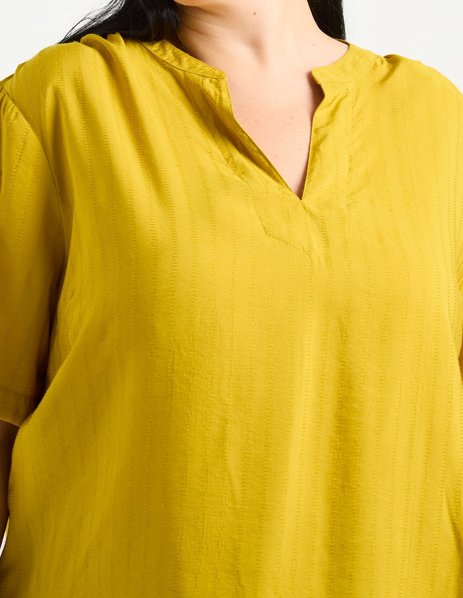 Blusa manga al codo para mujer 5