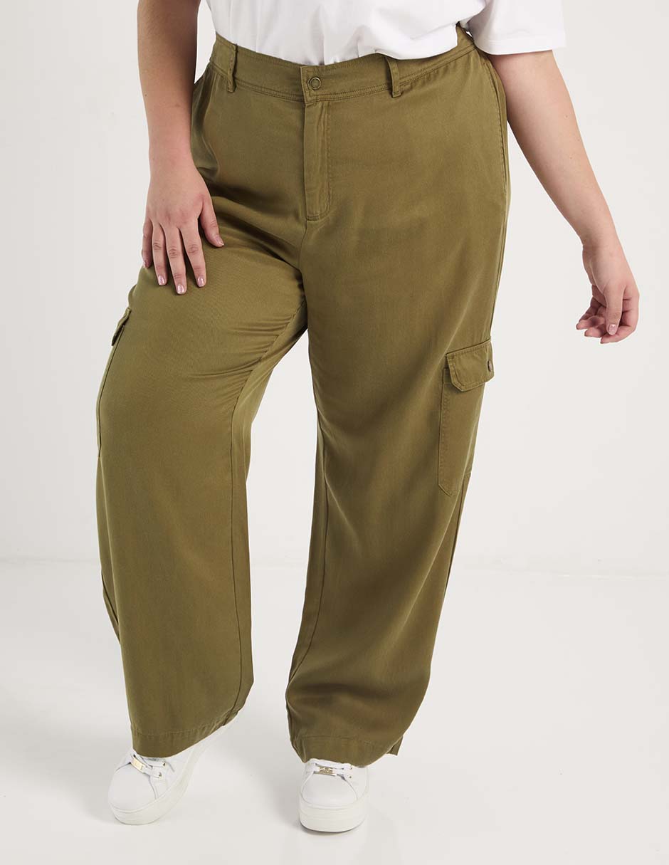 Pantalón cargo amplio para mujer Pantalón cargo amplio para mujer