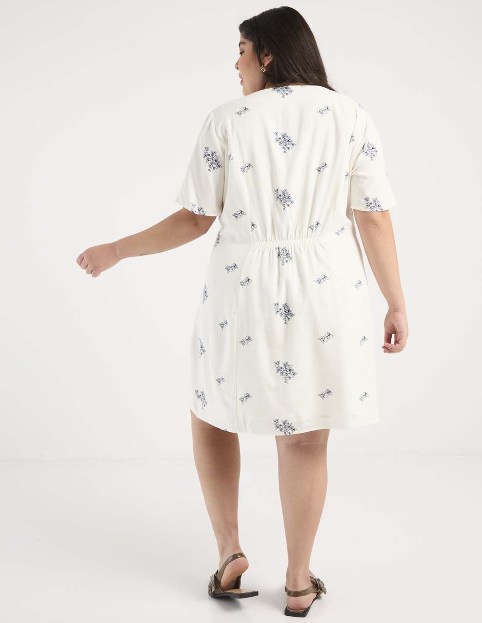 Vestido arriba de la rodilla casual para mujer 2
