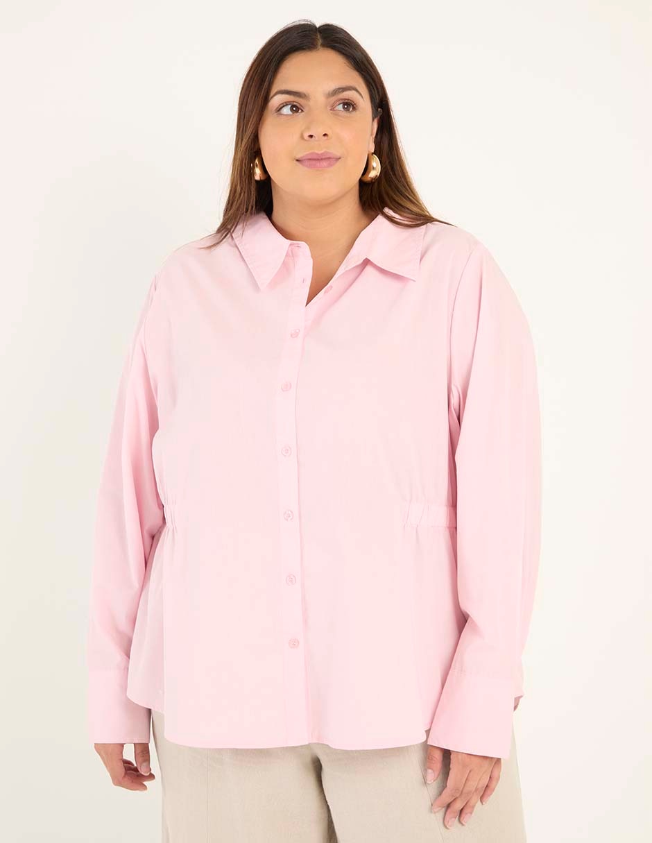 Blusa camisera manga larga para mujer Blusa camisera manga larga para mujer