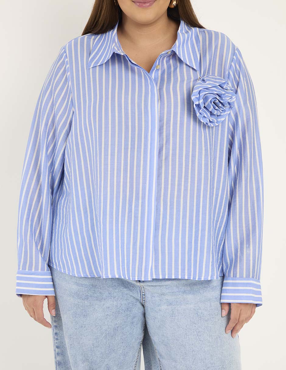Blusa manga larga para mujer 5