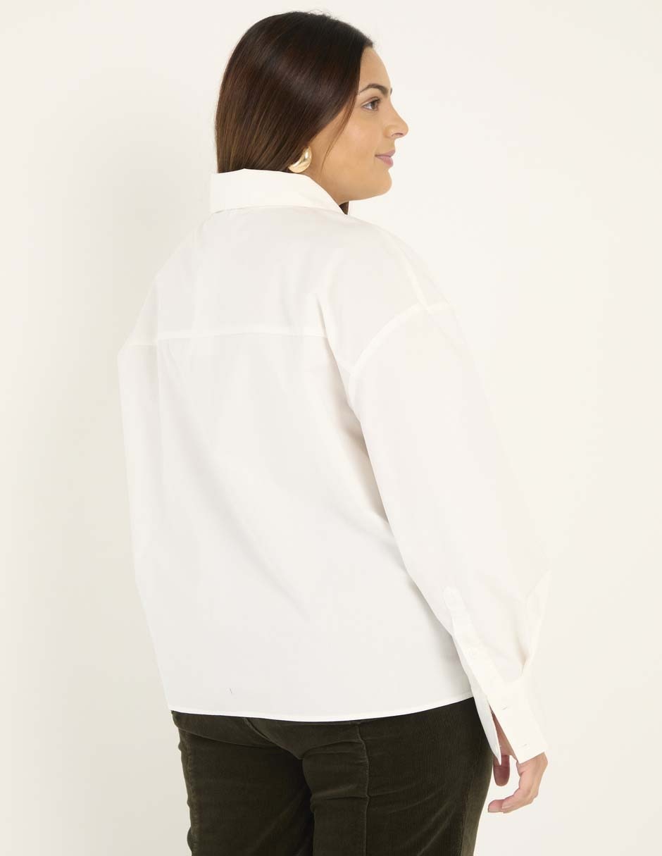 Blusa camisera manga larga para mujer 2