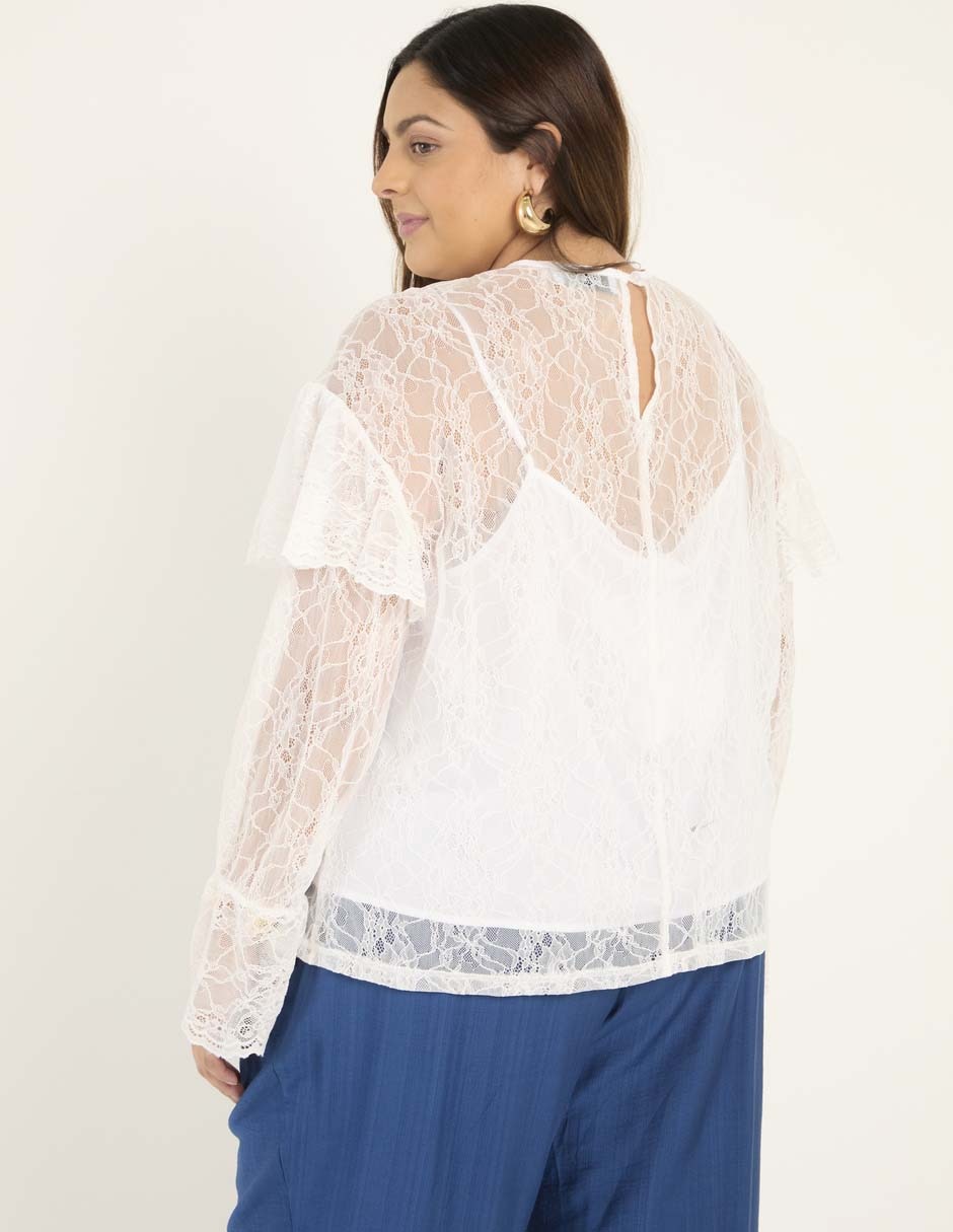 Blusa manga larga para mujer 2