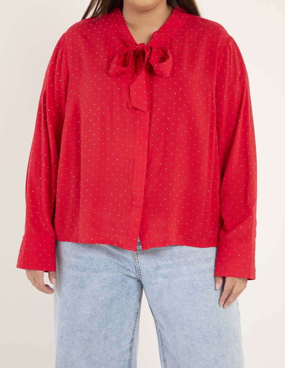 Blusa manga larga para mujer 5