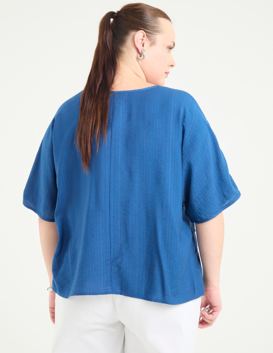 Blusa manga al codo para mujer 2