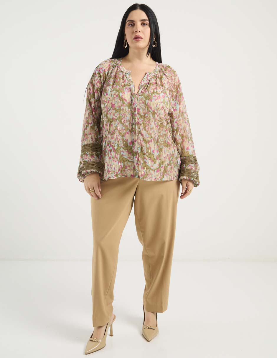 Blusa manga larga para mujer 2