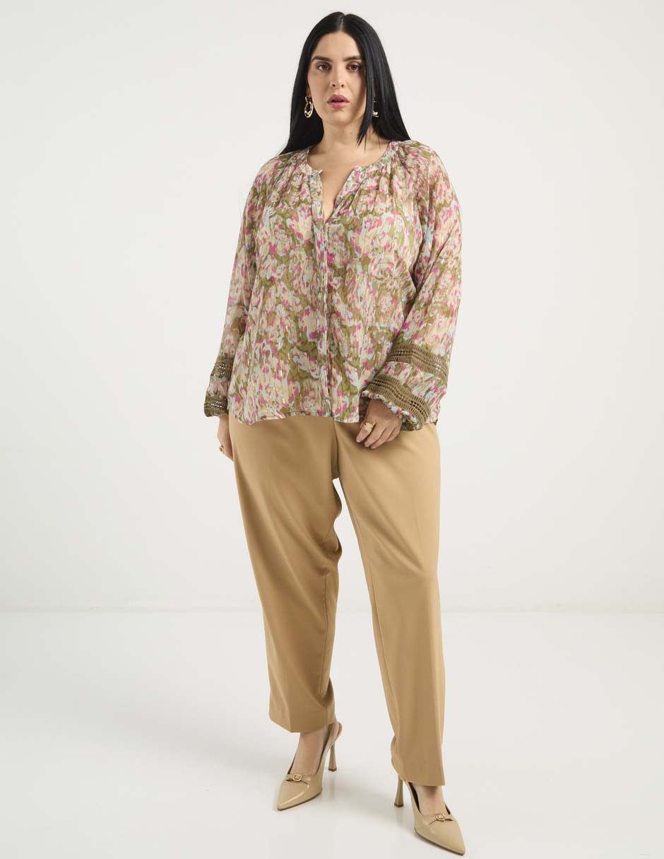 Blusa manga larga para mujer 3