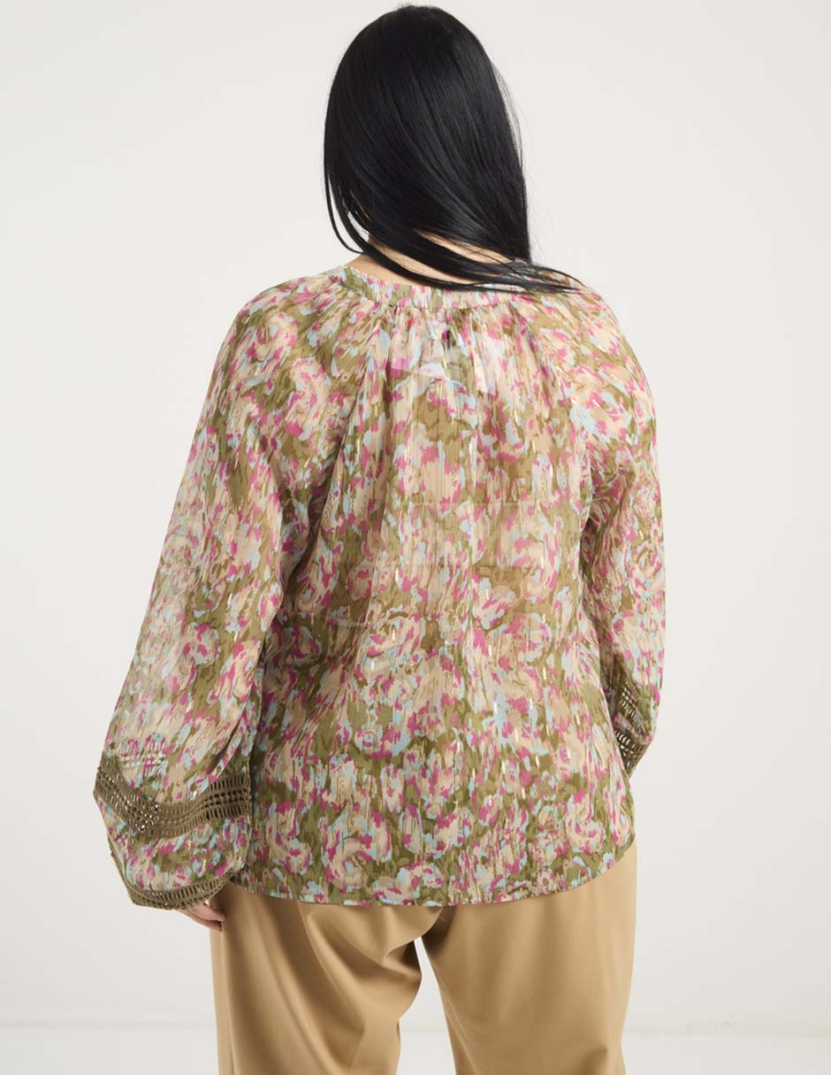 Blusa manga larga para mujer 6