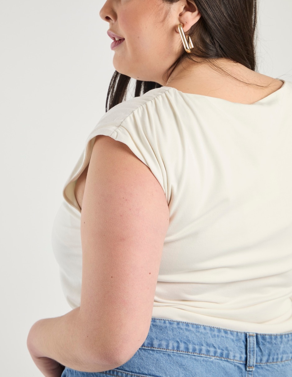 BLUSA COMX26119-03, 44, WHISPER WHITE