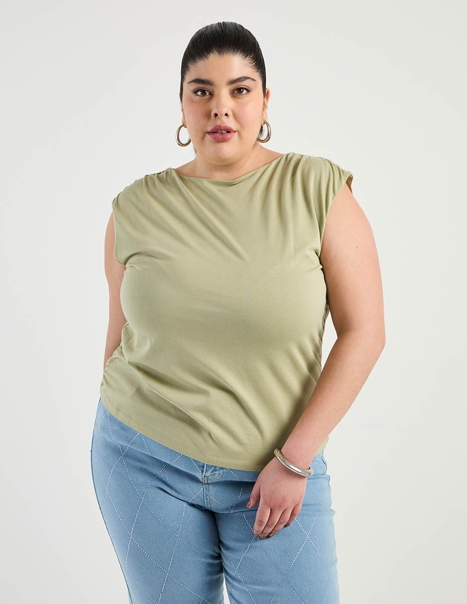 Blusa manga corta para mujer 2