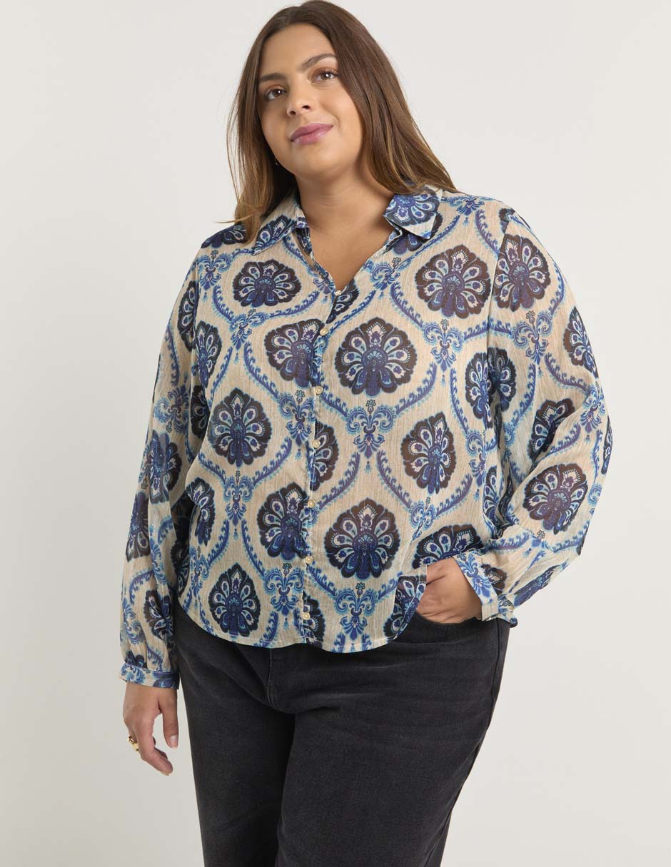 Blusa manga larga para mujer Blusa manga larga para mujer