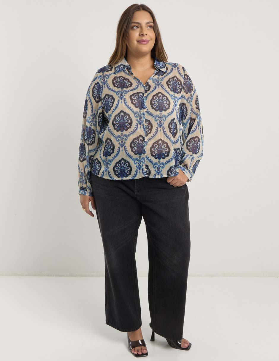 Blusa manga larga para mujer 2