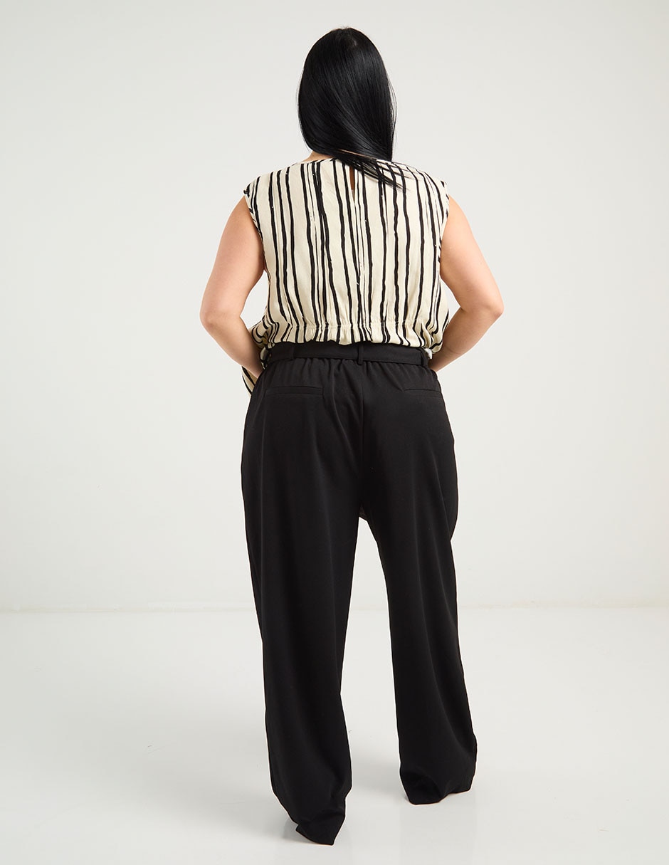 Pantalón relaxed amplio para mujer 6