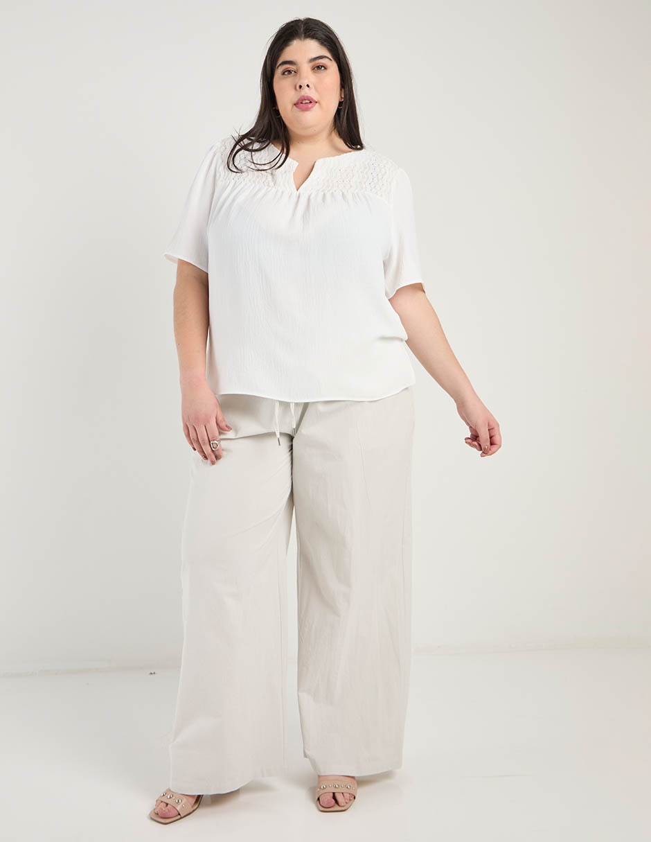 Pantalón relaxed amplio para mujer 3