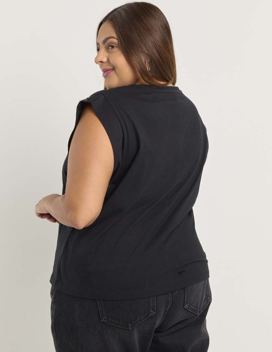 PLAYERA COMX26143-06 CONTEM, 42, NEGRO