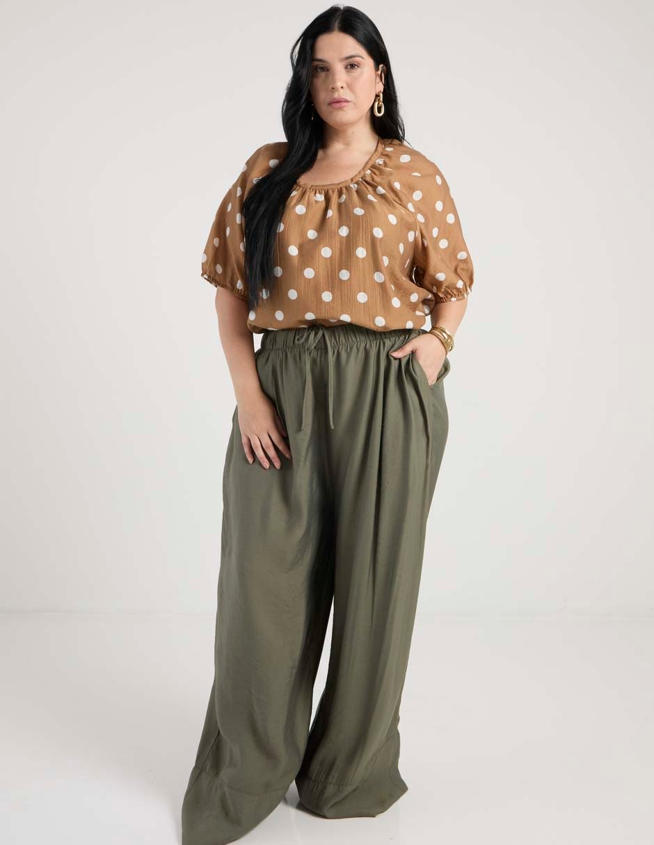 Pantalón amplio para mujer 3