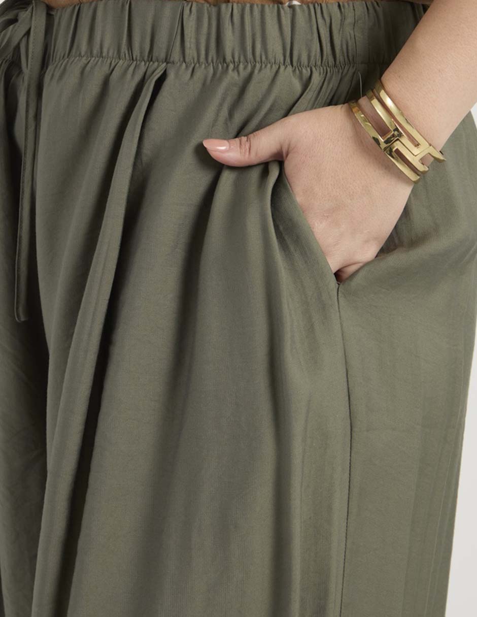 Pantalón amplio para mujer 4