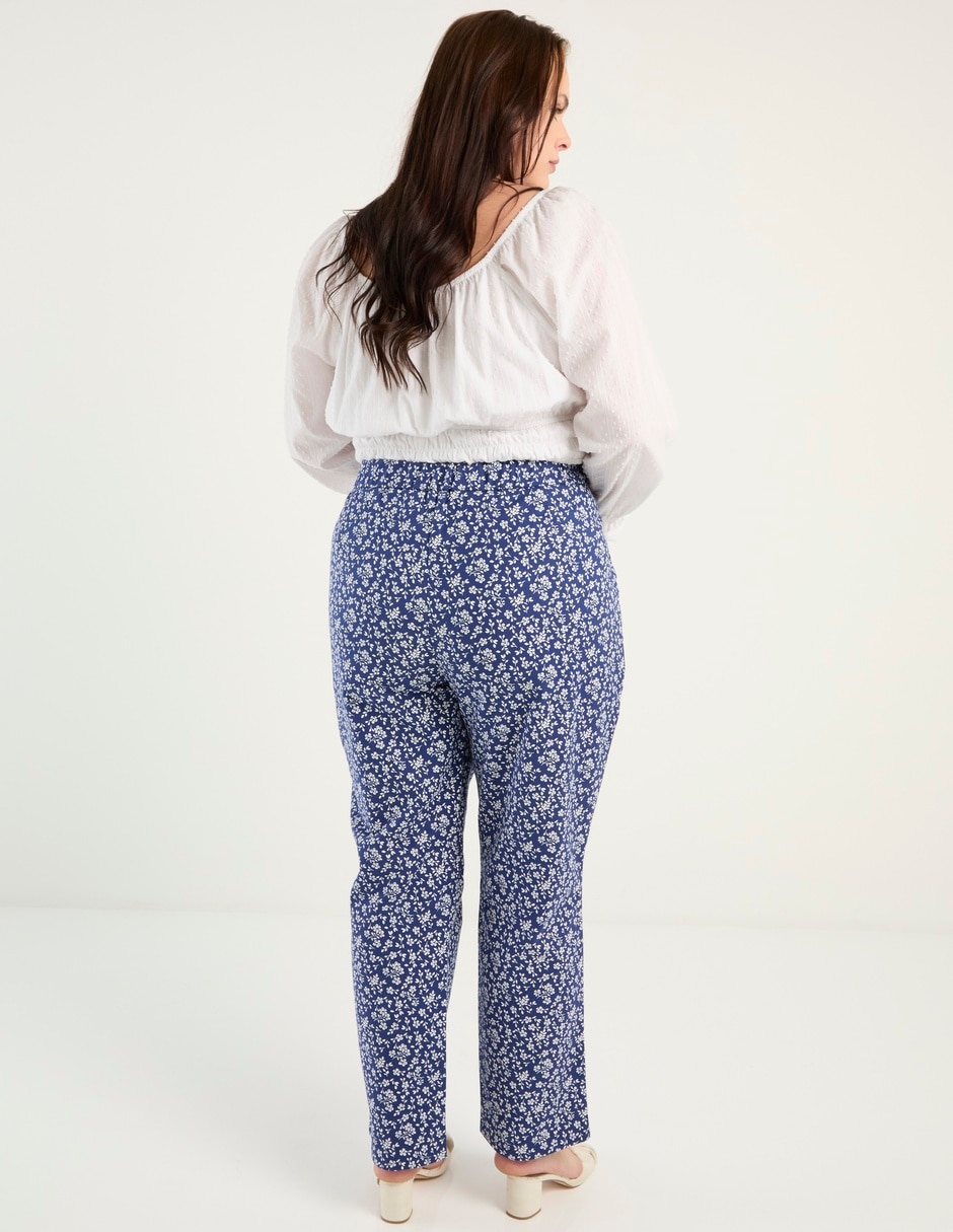 Pantalón easy pant straight para mujer 2