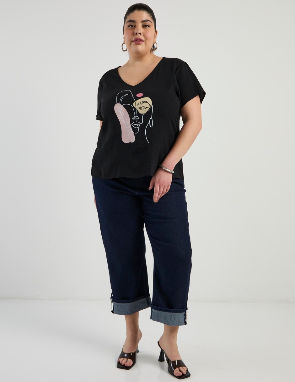 Pantalón relaxed amplio para mujer 3
