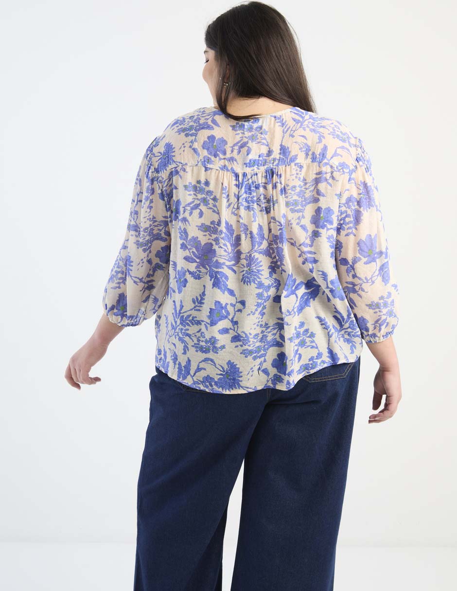 Blusa manga 3/4 para mujer 2