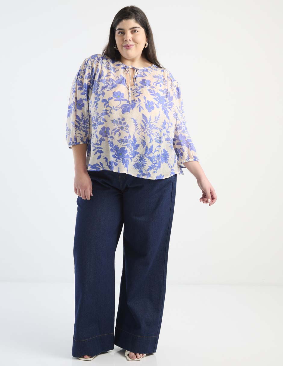Blusa manga 3/4 para mujer 3